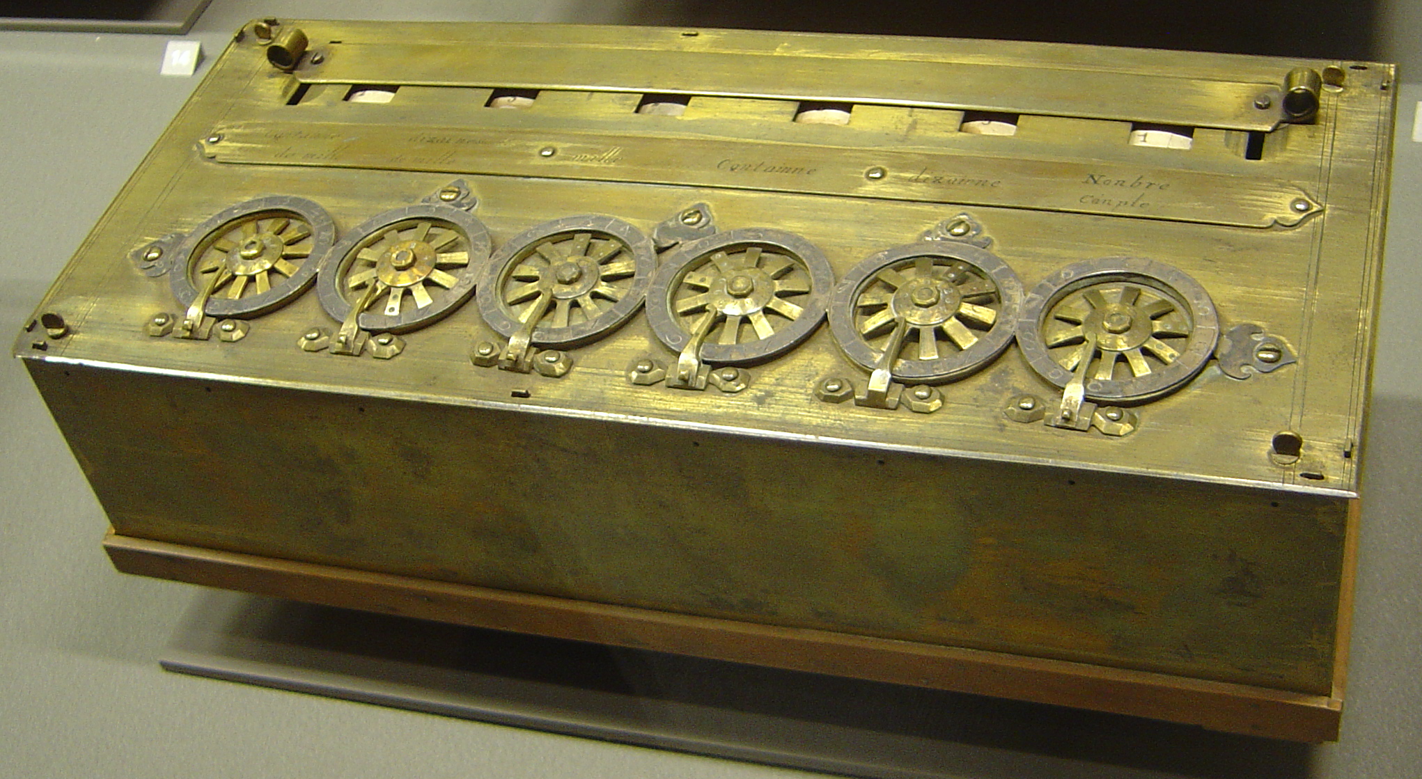 Pascal's calculator
